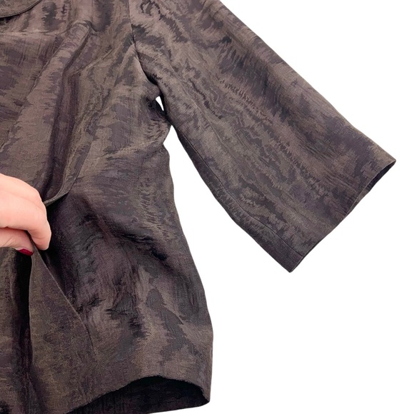 Eileen Fisher Brown Blazer - Picture 3 of 4